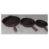Bella Cast-Iron Enamel Skillets