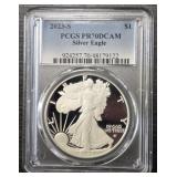 2023-S Silver Eagle: PCGS PR70DCAM