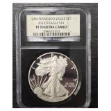 2012-S Silver Eagle: PF 70 Ultra Cameo