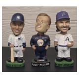 (2) MLB & (1) Nascar Bobble Heads