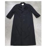 Black Fleurette Camel Hair Coat