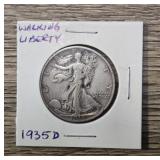 1935-D Walking Liberty Half Dollar