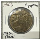 1900s Egyptian Magic Token