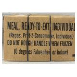 (1) Box of MREs SEALED #1