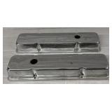 (2) Small Block GM Chrome Valve Covers