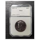 1971-S Kennedy Half Dollar: PCI PR66