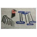 Assortment of Allen Wrenches Metric & Standard