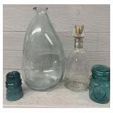 (4) Pieces Vintage Glass