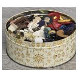Tin of Assorted Buttons