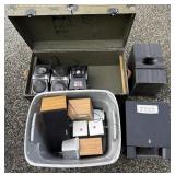 Tote & Chest Full of Speakers/Subwoofers