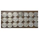 (21) No Date Buffalo Nickels