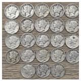 (23) Mercury Silver Dimes
