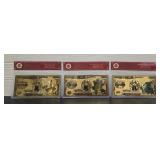 (3) 24k Gold Pokï¿½mon Banknotes