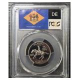 1999-S Delaware Quarter: PCGS PR69DCAM