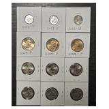 (12) U.S. Coins
