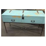 Antique Trunk / Halltable Combo