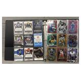 NFL Panini Colored Prizm Cards in Binder