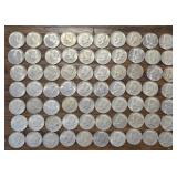 (70) U.S. 40% Silver Kennedy Half Dollars