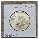 Silver 1976-S Kennedy Half Dollar