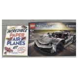 Lego Technic Koenigsegg Set & Paper Air Plane Kit