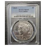 2025 Peace Dollar: PCGS MS69