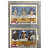 1981 Topps Valenzuela & Raines Rookie Cards