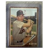 1962 Topps Billy Martin Baseball Card