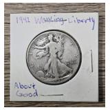 1942-P Walking Liberty Half Dollar