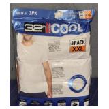 Mens 3pk XXL 32ï¿½ Cool Shirts