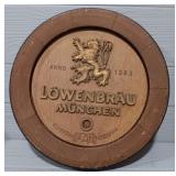 LOWENBRAU MUNCHEN Round Sign