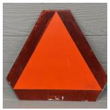 Galvanized Reflective Triangle Sign