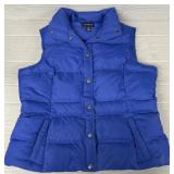 Blue Lands End Puffer Down Vest