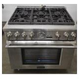 6-Burner Thermometer Gas Stove