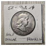 1952-P Franklin Half Dollar
