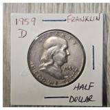 1959-D Franklin Half Dollar