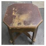 Octagon Oak Side Table