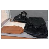 (4) Vintage Leather Purses