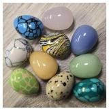 (10) Egg Shaped Gemstones