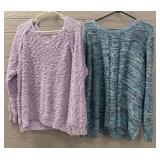 (2) Womenï¿½s Knitted Sweaters