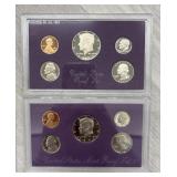 (2) 1986 & 91 U.S. Mint Proof Sets