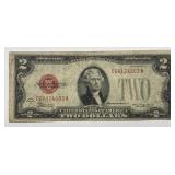 Vintage 1928-D $2 Bill