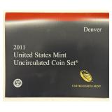 2011 Denver US Mint Uncir. Coin Set