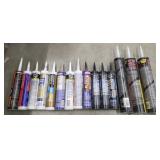 (15) Assorted Caulk Bottles
