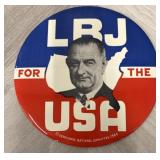 1964 LBJ for President Campaign Button