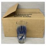 (12) Unused Glass IPL Drinking Glasses