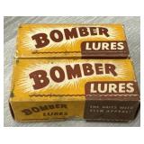 (2) 1949 Bomber Bait Co. Lures