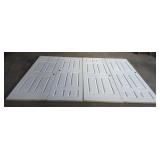 (4) 30' White Wood Doors