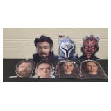 (7) Star Wars Oversize Heads Die Cut