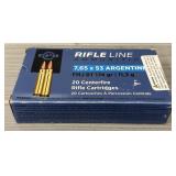 (20) Rounds of 7,65x53 Argentine Ammo