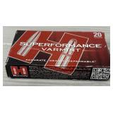 (20) Rounds of Hornady 204 Ruger Ammo